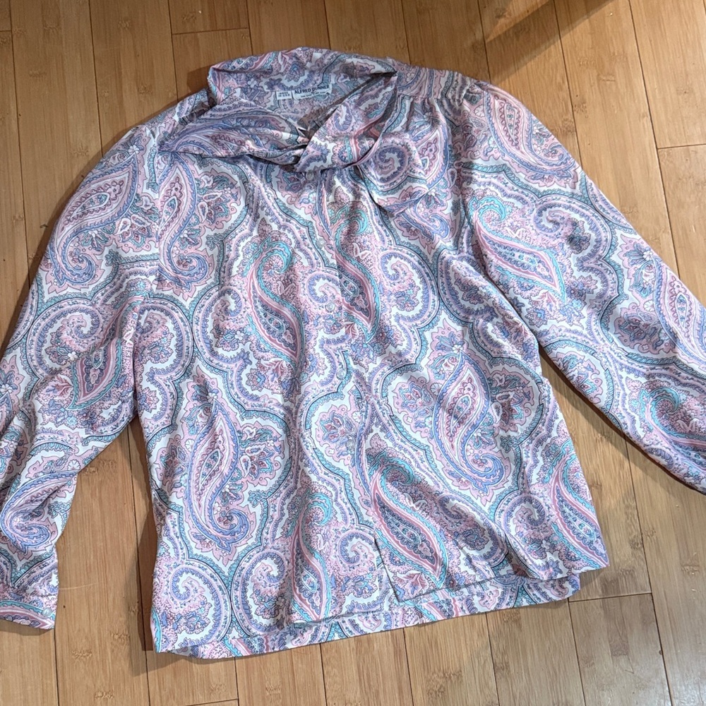 Alfred Dunner Pastel Paisley Blouse